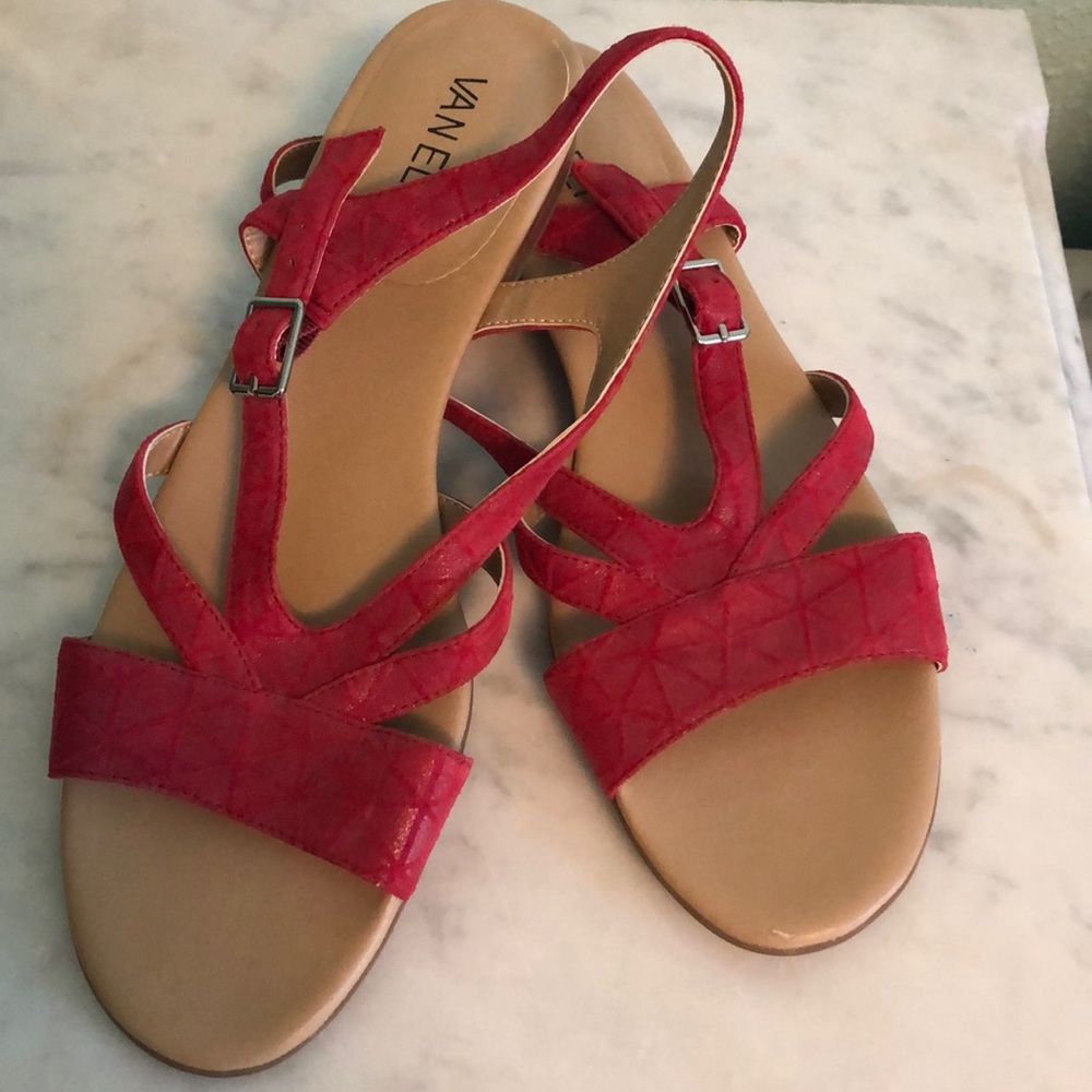 Red Vaneli sandals
